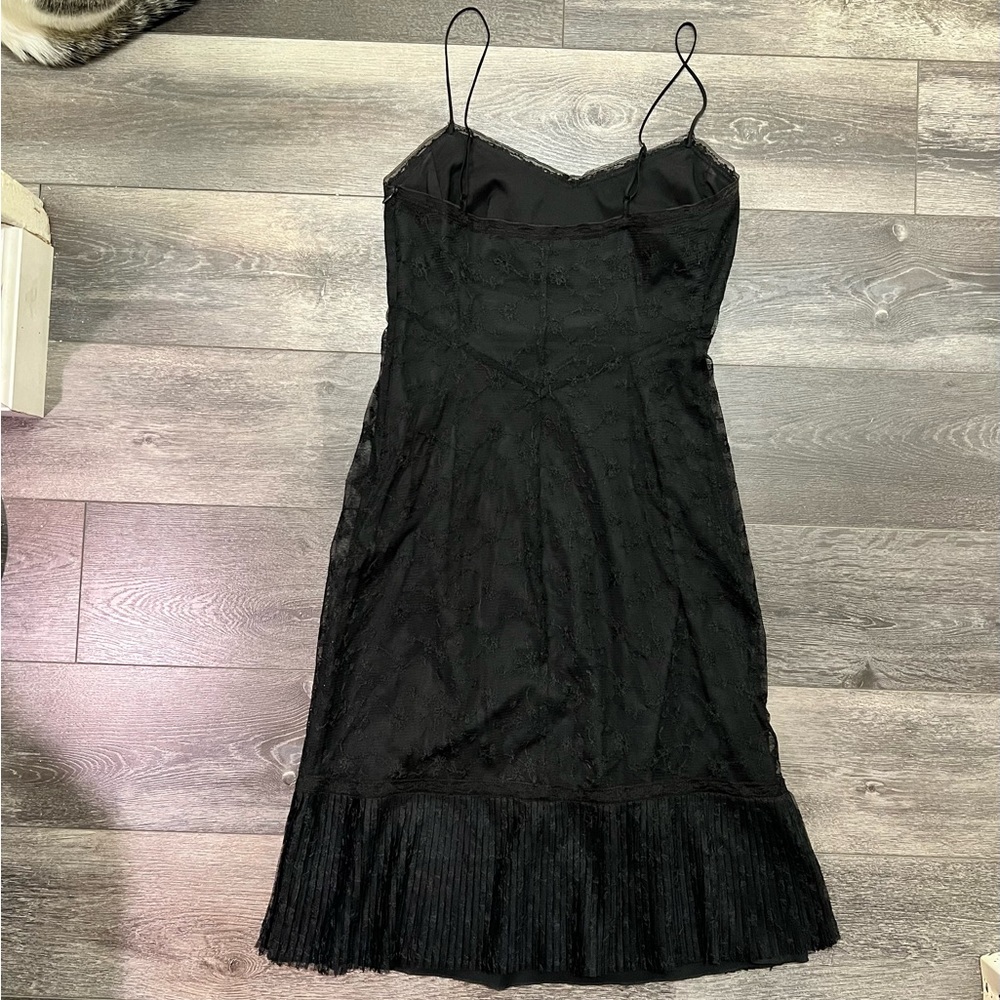 🚫SOLD🚫 Vintage Betsey Johnson Mesh & Lace Floral Dress - Picture 2 of 6